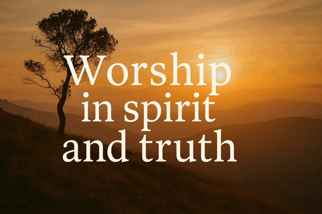 Worship in spirit and truth