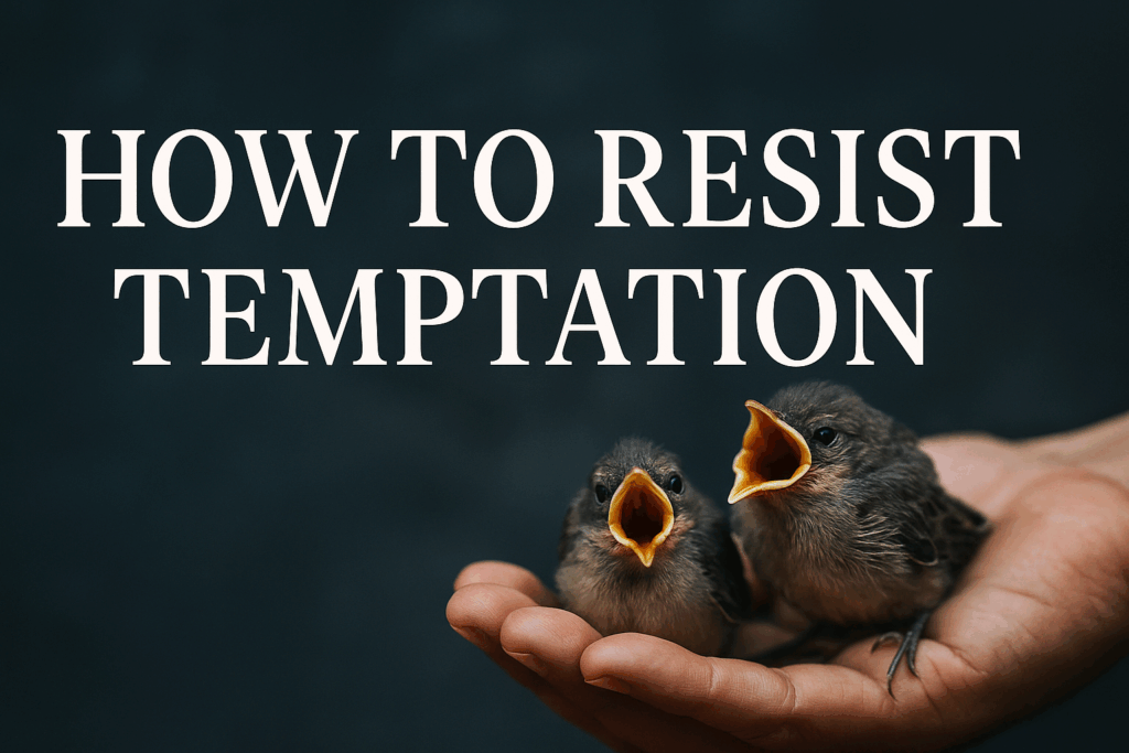 how to resist temptation