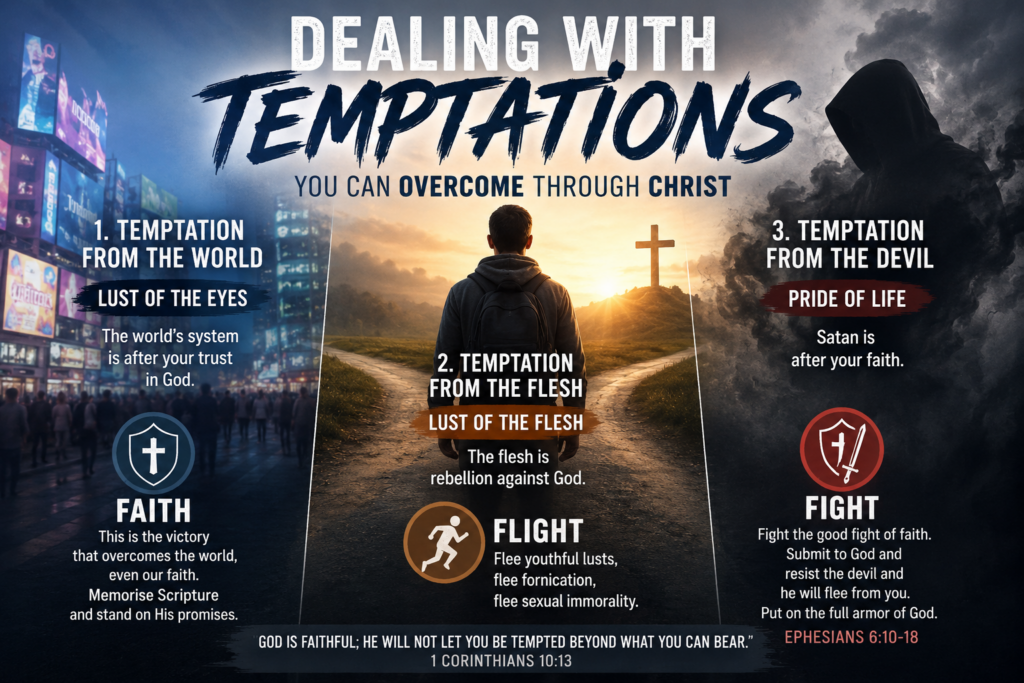 how to deal with temptation biblically